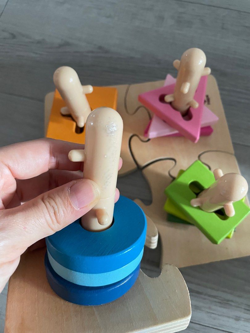 Hape Creative Peg Puzzle, Babies & Kids, Infant Playtime on Carousell