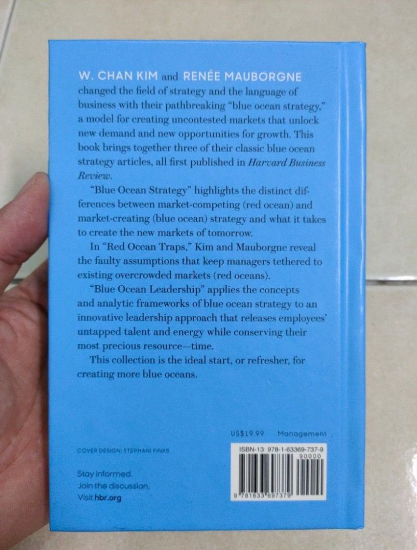 Hardcover) Blue Ocean Classics by W. Chan Kim (Nonfiction > Business /  Entrepreneurship), Hobbies & Toys, Books & Magazines, Storybooks on  Carousell