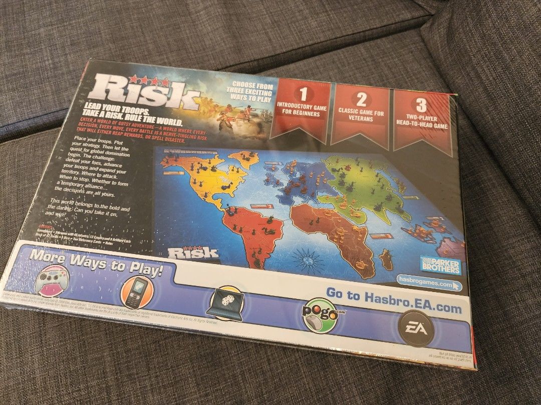 Hasbro RISK Board Game, Hobbies & Toys, Toys & Games on Carousell
