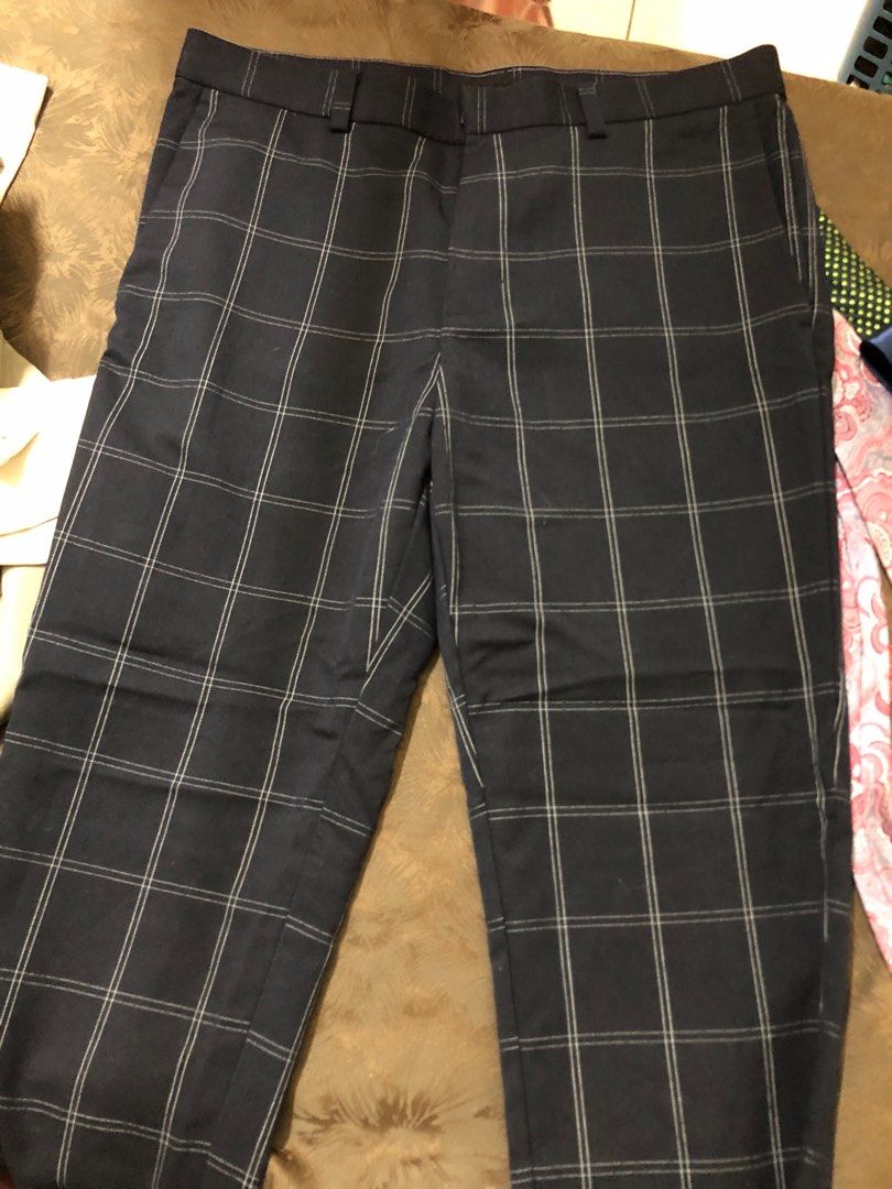 H&m checkered pants mens discount