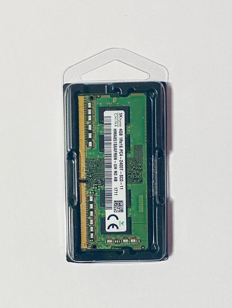 Sk Hynix PC4-2400T , 1RX16 , UDIMM DESKTOP MEMORY DDR4 4 GB