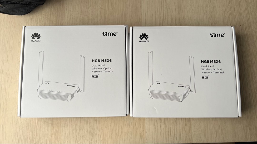 Huawei dual band Wifi 6 Router (model no HG8145X6) for TIME