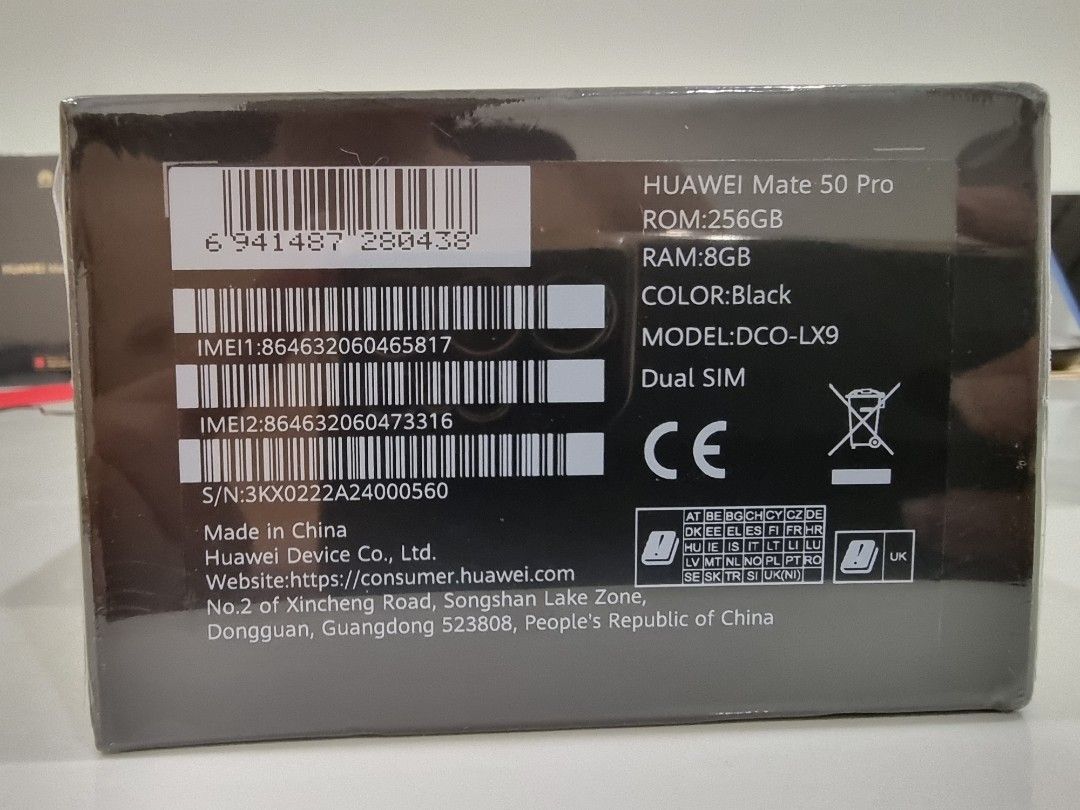HUAWEI MATE 50 PRO Free huawei watch GT2e Mobile Phones