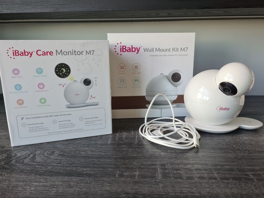 Ibaby care m7 with wall store mount kit