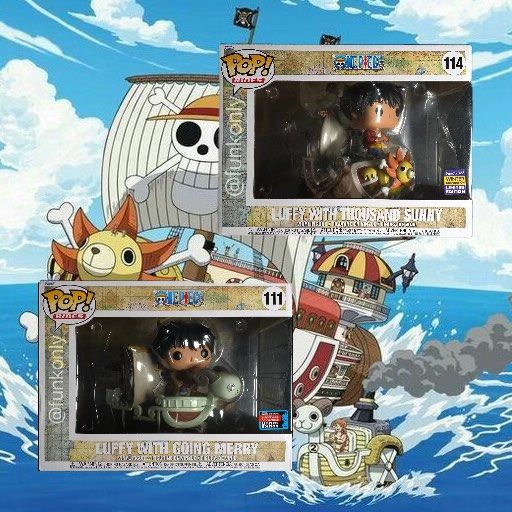 Funko Pop One Piece Luffy With Going Merry 111 NYCC 2022