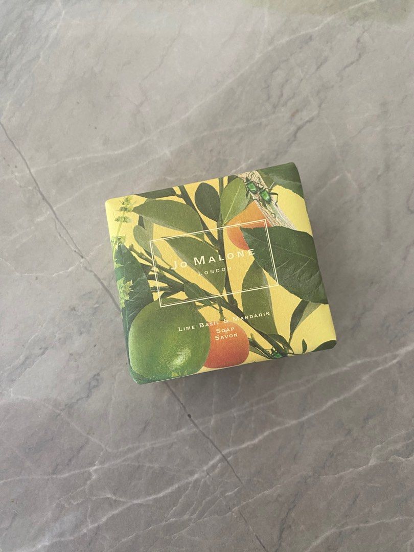 Lime basil shop and mandarin soap