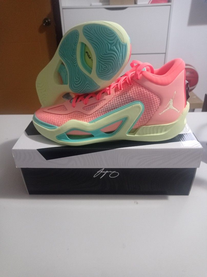 Nike Jordan Tatum 1 PF Jayson Pink Lemonade Men Basketball Shoes DX6733-600
