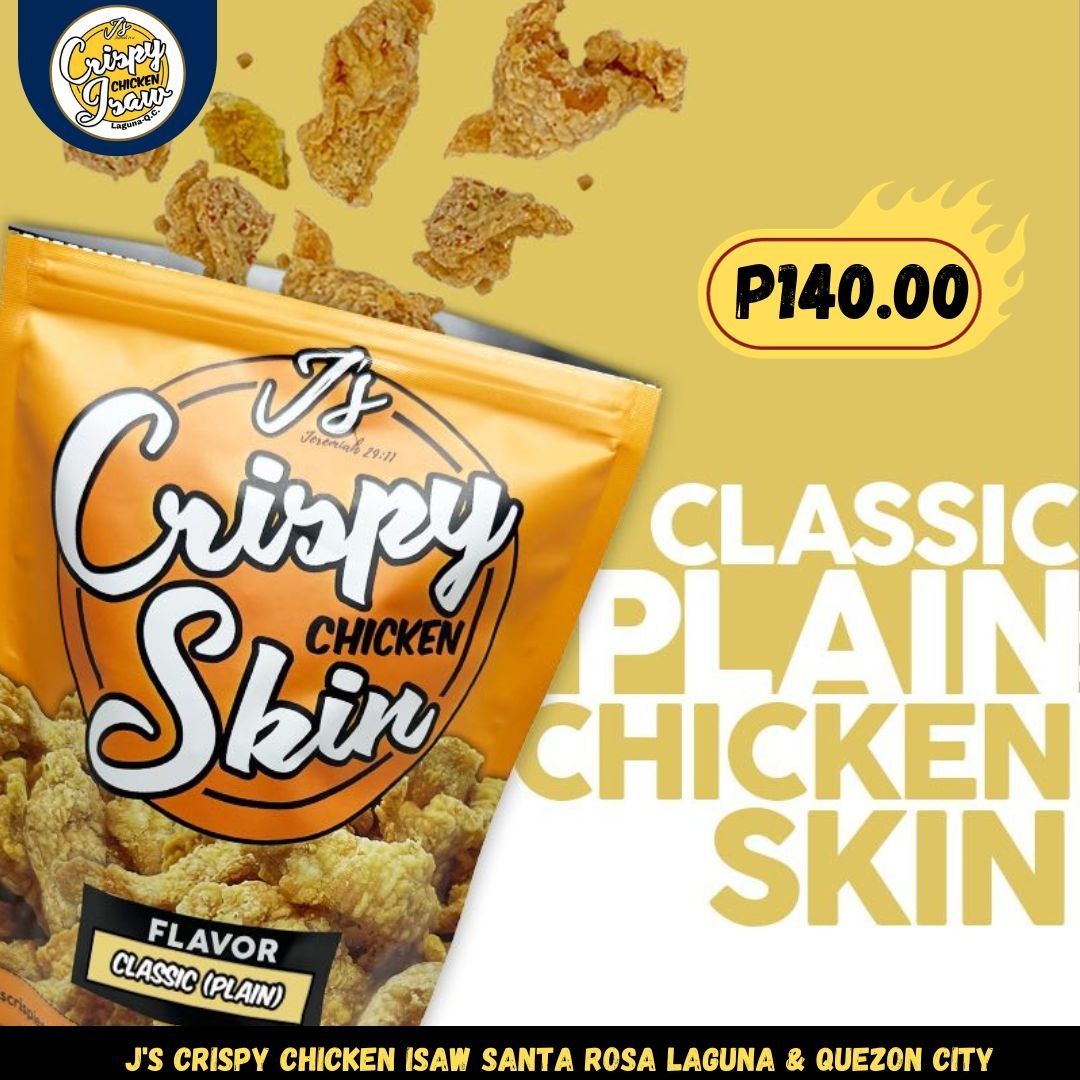 Js Crispy Chicken Skin, Food & Drinks, Packaged & Instant Food on Carousell