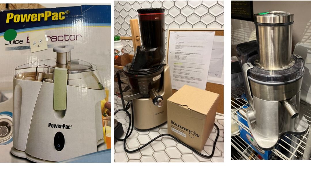 Juicer Kenwood, Kunings, Philips, Moulinix, PowerPac. Hokey Manual