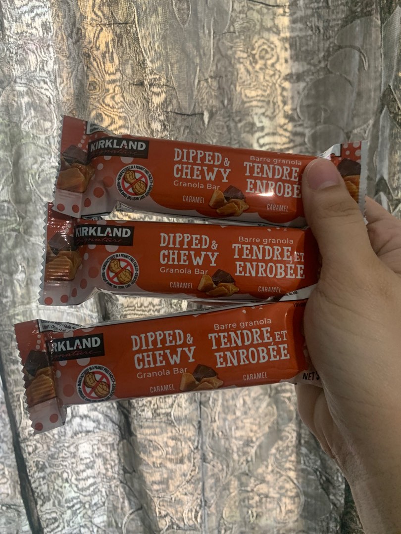 KIRKLAND DIPPED&CHEWY granola bars, Health & Nutrition, Health Supplements, Health Food, Drinks