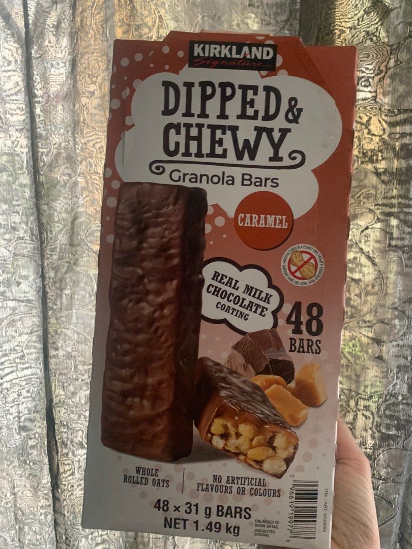 KIRKLAND DIPPED&CHEWY granola bars (Category: Health Food, Drinks & Tonics) located in Cainta. Submitted by kylier27 (Listing ID 1261932262, Image 2). Description: .