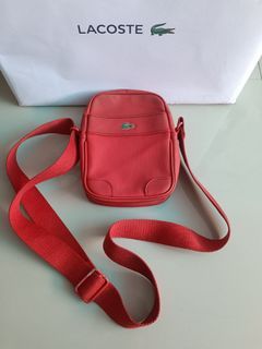 Lacoste sling bag SUPER SALE red (original)