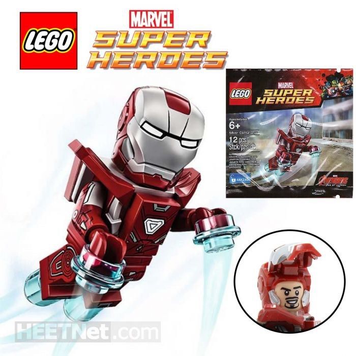 LEGO Marvel PolyBag 5002946 Iron Man Mark 33 Silver Centurion