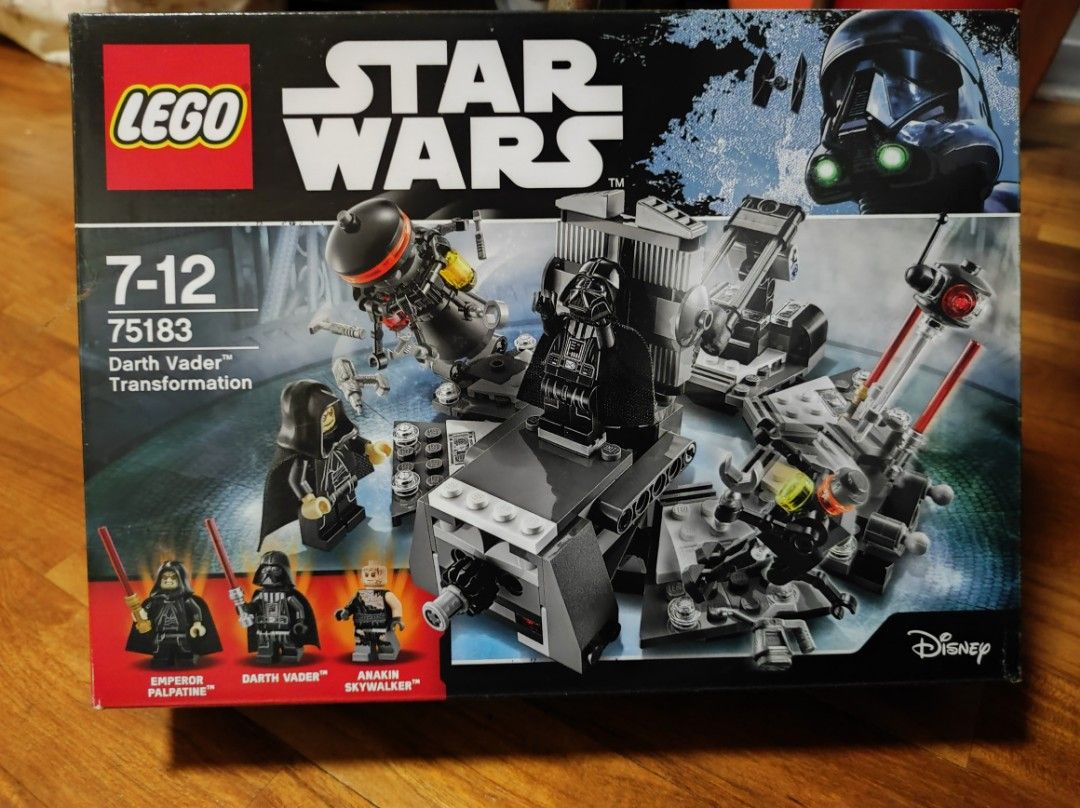 Lego Star Wars Darth Vader transformation 75183 Hobbies Toys Toys Games on Carousell