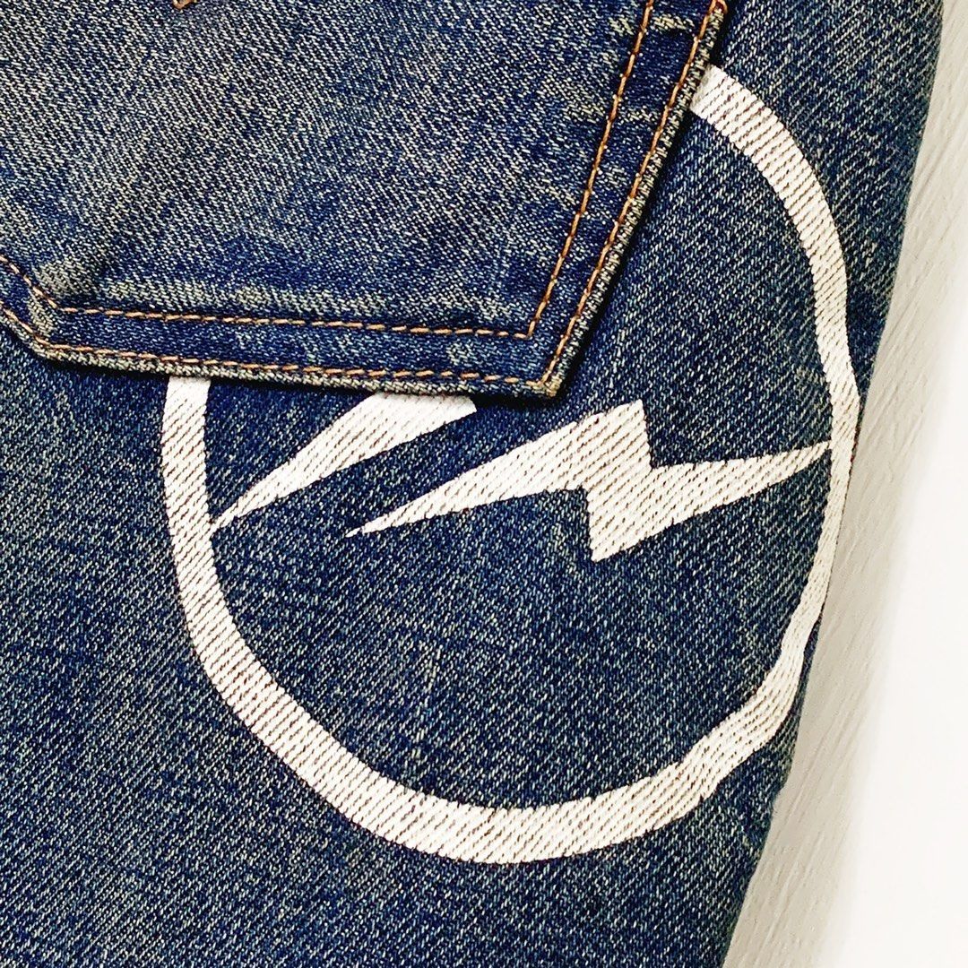 LEVI'S FENOM FRAGMENT 505-0207M CRUSH 2代二代3/4閃電水洗破壞 LEVI'S FENOM FRAGMENT 505-0207M CRUSH 2代二代3/4閃電水洗破壞