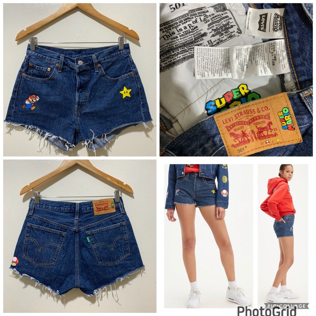 Levi's x super top mario shorts