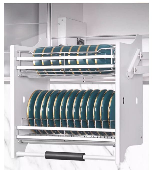 Lifting down / up Dish Rack 304 stainless steel, Furniture & Home ...