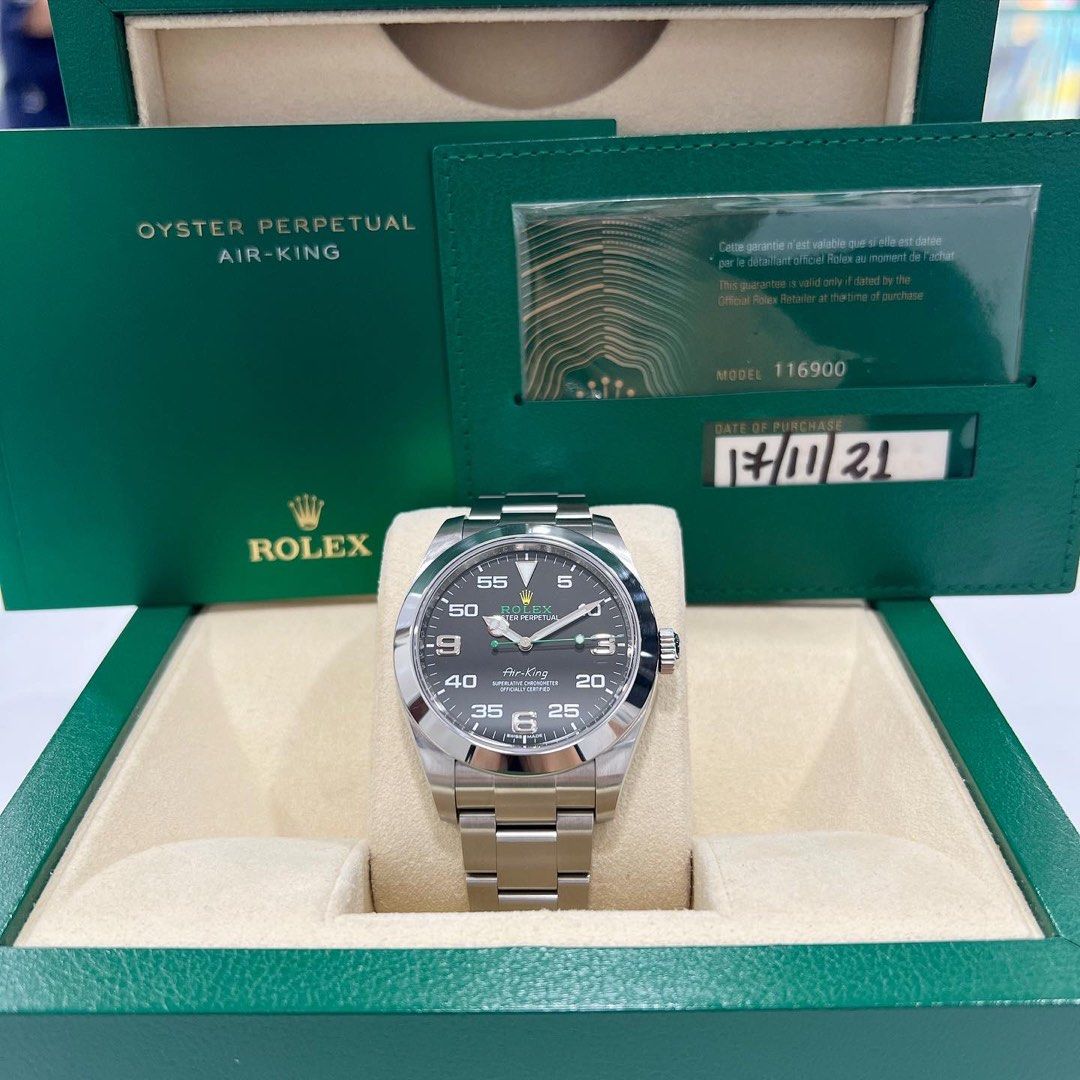 New rolex on sale card 2021