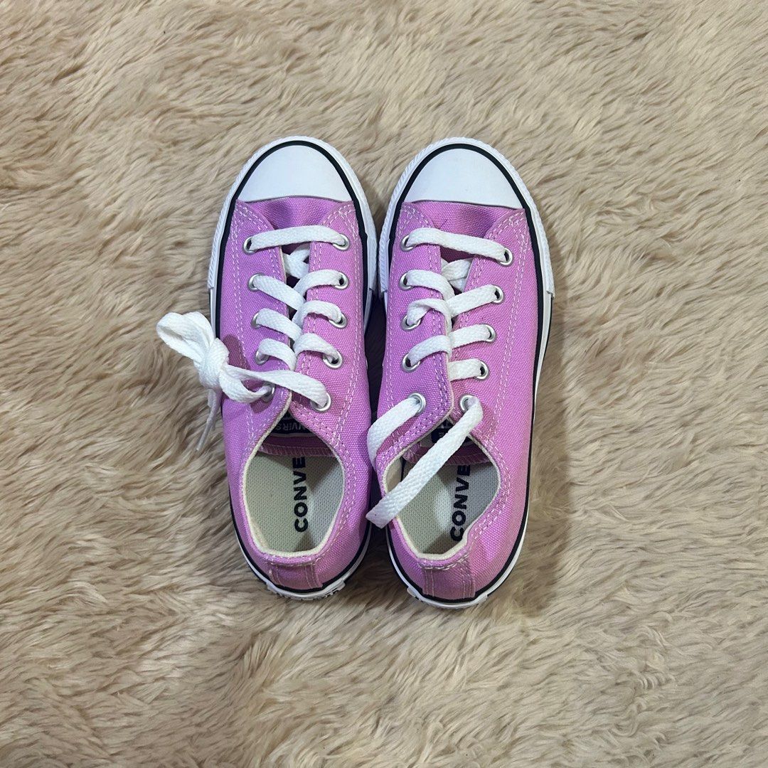 Lilac Converse Sneakers Kids