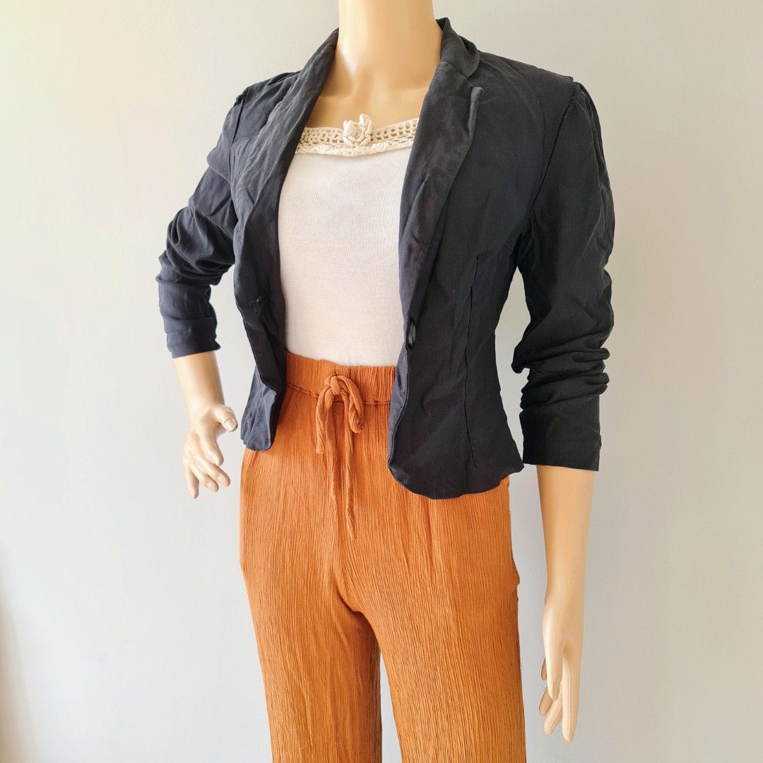 LIPSY BLACK BLAZER Fesyen Wanita Pakaian Wanita Baju Luaran di