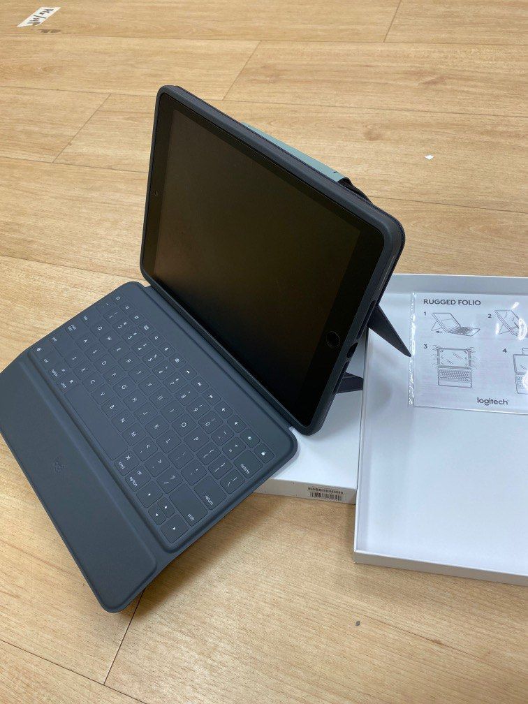 Logitech Rugged Folio Keyboard Case, Computers & Tech, Parts