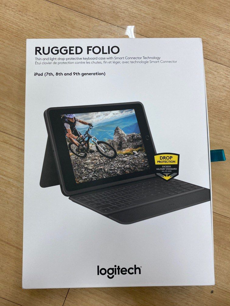 Logitech Rugged Folio Keyboard Case, Computers & Tech, Parts