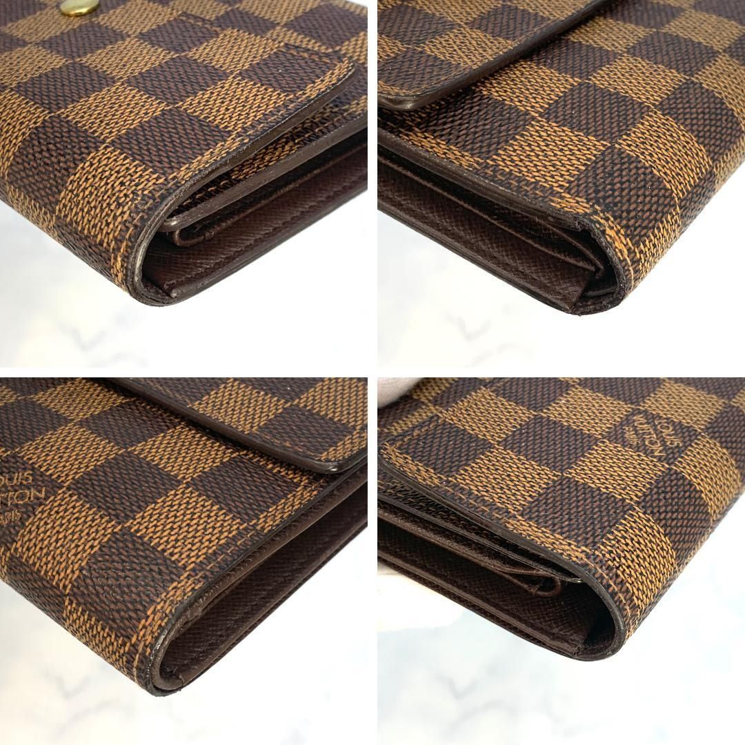 LOUIS VUITTON Tri-fold wallet N61202 Porte Tresor Etui Papier Damier c –