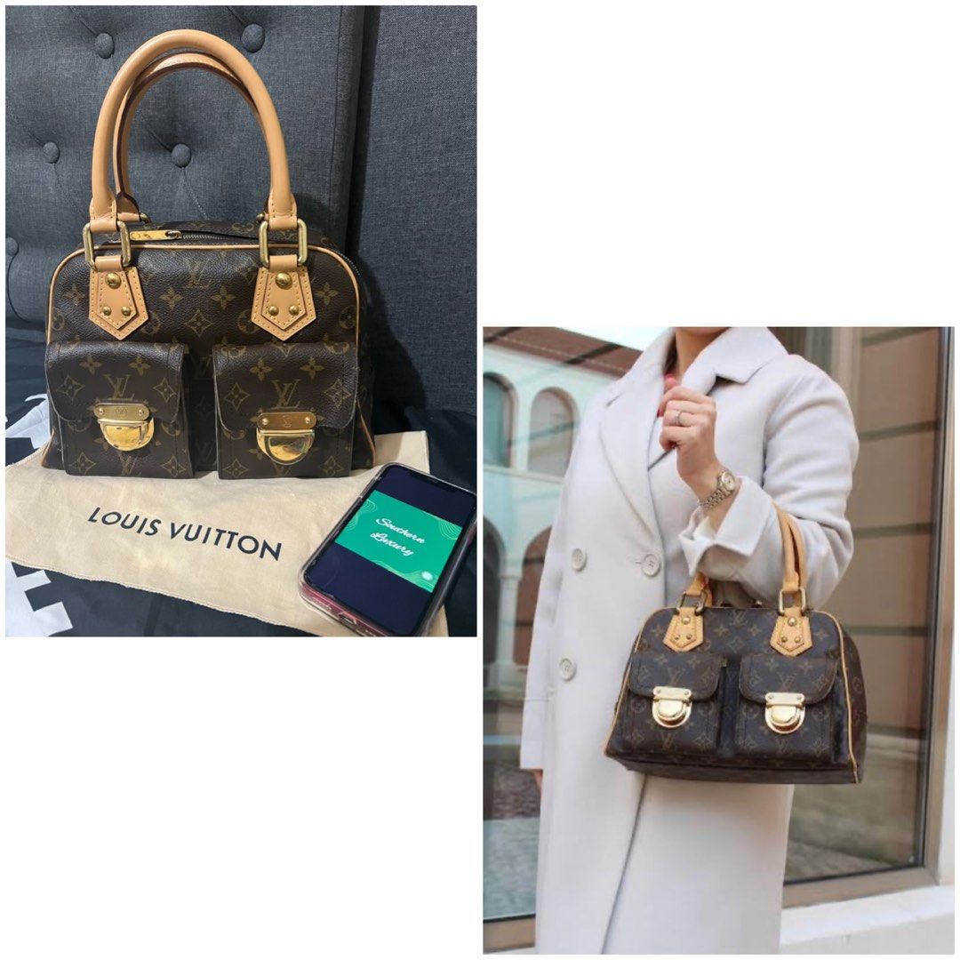 Louis vuitton Manhattan PM, Luxury, Bags & Wallets on Carousell
