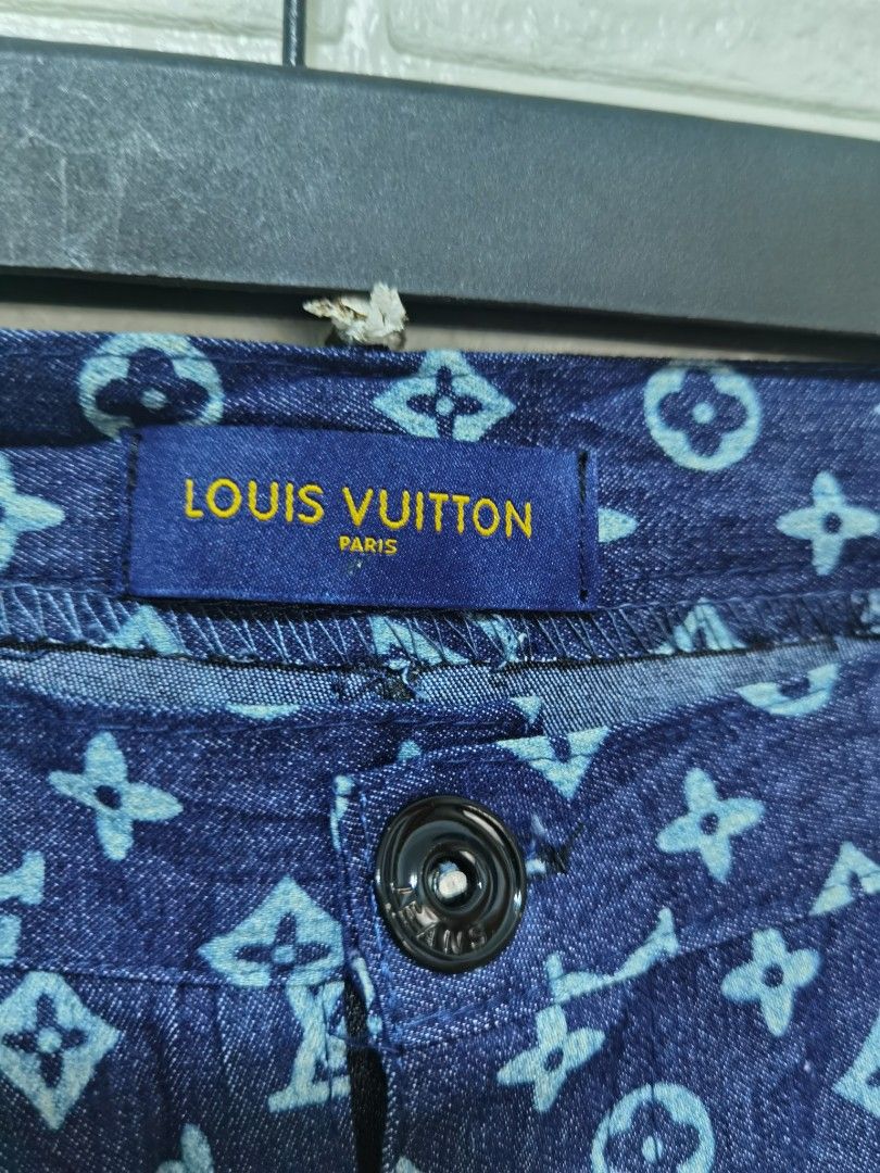 Louis Vuitton Monogram Mesh Shirt, Luxury, Apparel on Carousell