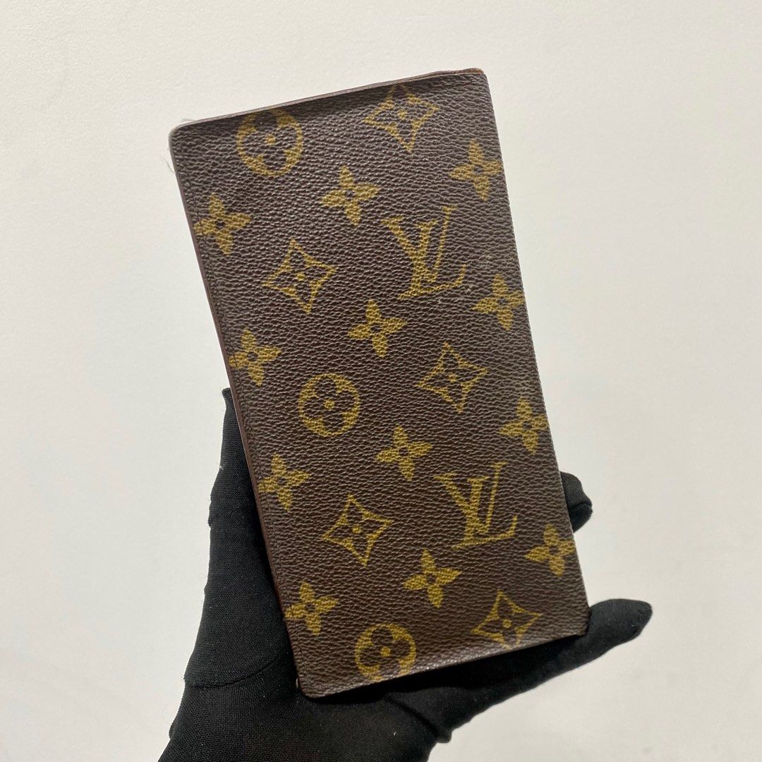 Auth LOUIS VUITTON Monogram Porte Chequier Double M62223 Long Wallet  18665809