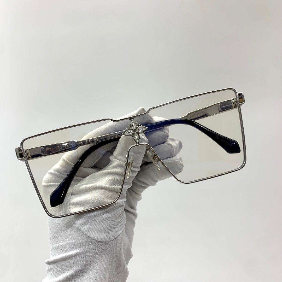 Louis Vuitton - Cyclone Metal Sunglasses - Size S - Metal - Silver - Size: U - Luxury