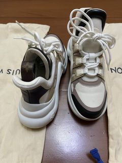 Buy Louis Vuitton LV Trainer Line Sneaker Leather White Green 6.5 White/ Green from Japan - Buy authentic Plus exclusive items from Japan