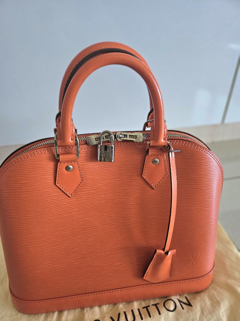 LV Bag,Alma Epi leather