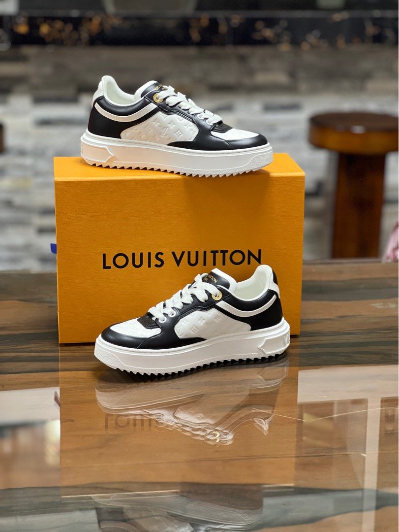 LV Black and White Sneakers Price Negotiable (Category: Sneakers) located in Rizal. Submitted by clumsydeclutters (Listing ID 1261891424, Image 1). Description: LV shoes used only once. Like brand new. With dust bag and box. Price negotiable.