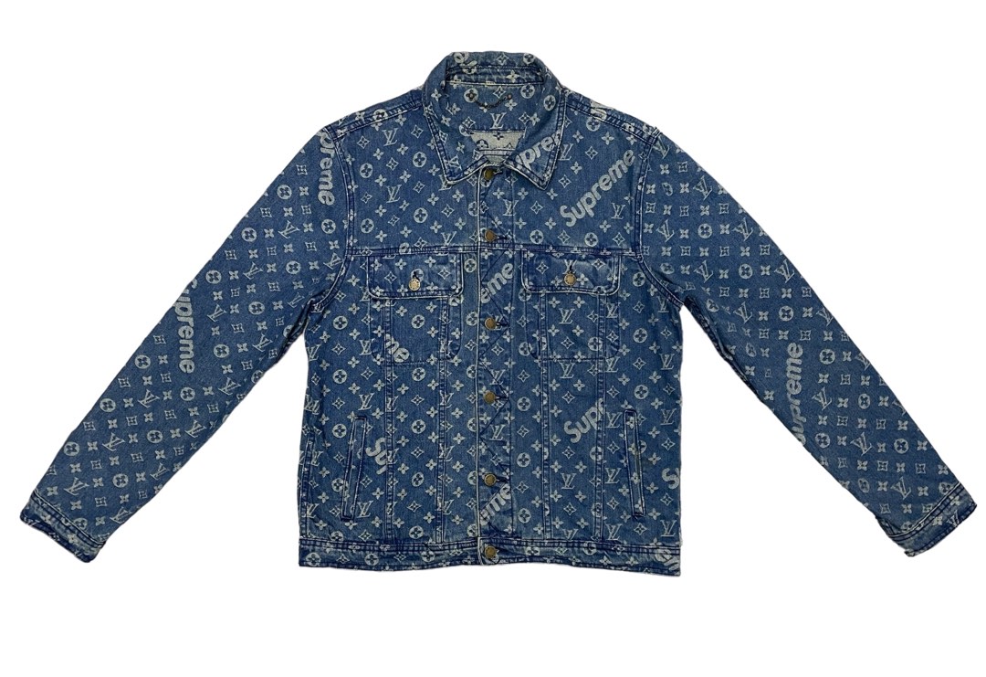 Supreme x shop lv denim jacket