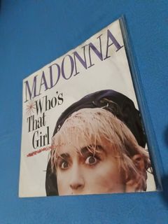 MADONNA whos that girl 45 rpm 7 inch single