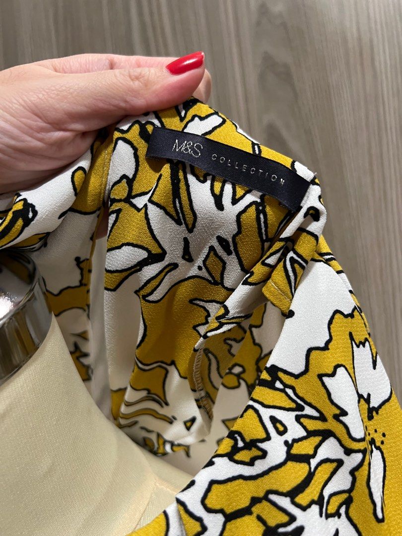 Marks Spencer yellow dress Fesyen Wanita Pakaian Wanita Gaun