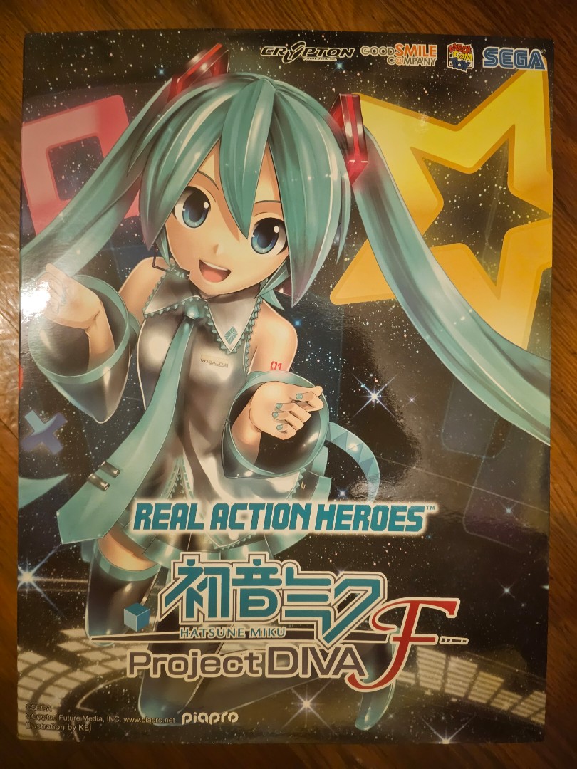 REAL ACTION HEROES 初音ミク Project DIVA F 未使用品即決!-