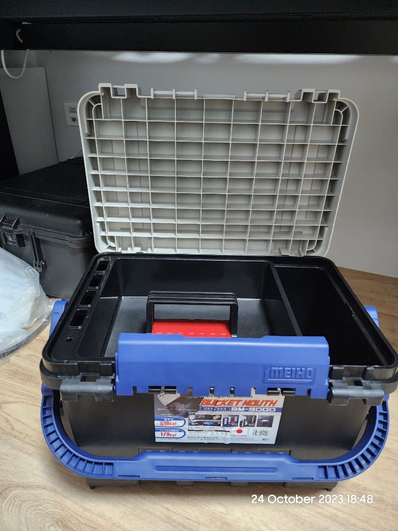 Meiho Bucket Mouth BM-9000, Sports Equipment, Fishing on Carousell