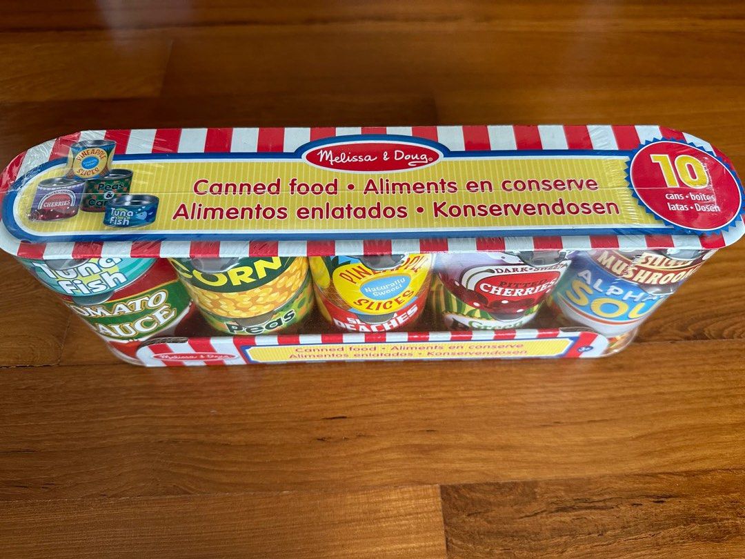Melissa and doug canned food top
