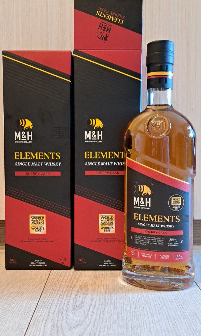 M＆H Elements Sherry Cask 46度 700ml酒 - ウイスキー