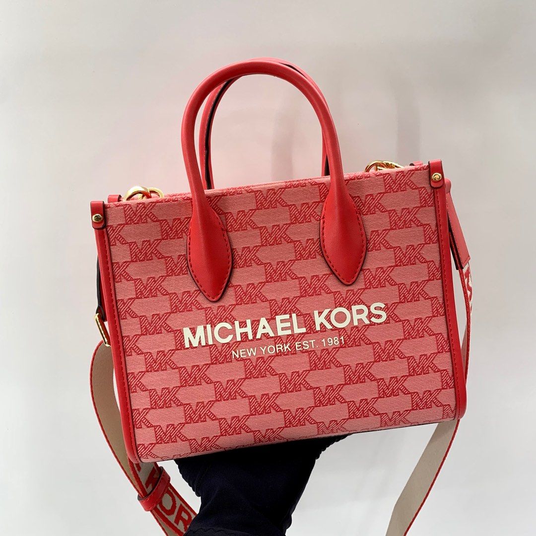 Michael kors white speedy, Luxury, Bags & Wallets on Carousell