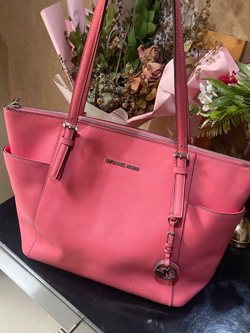 Michael Kors Pink Handbag Shoulder Bag Mk Purses Macys Designer