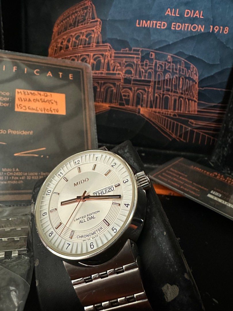 Mido all dial chronometer clearance