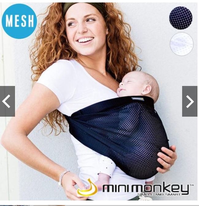 Fular Portabebe Minimonkey Mini Sling Babies Kids, Going Out