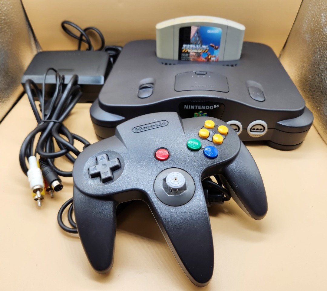 Modded Universal Cartridge Slot Nintendo 64 Black N64 Console w a