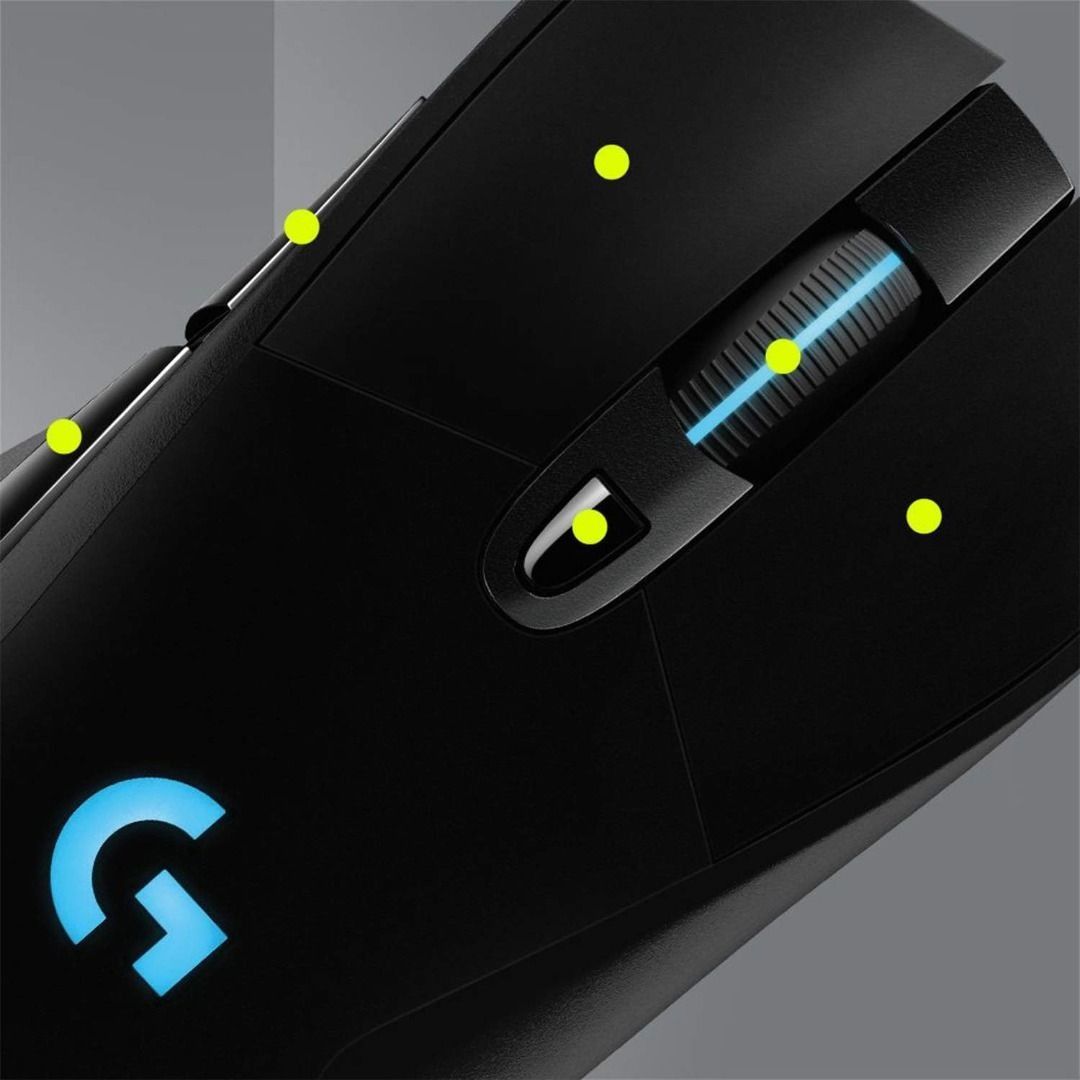 New Arrival! 🔥 Logitech G703 LIGHTSPEED Wireless Gaming Mouse, HERO 25K  Sensor, 25,600 DPI, RGB, Adjustable Weights, 6 Programmable Buttons, Long  Battery Life, POWERPLAY-compatible, PC/Mac - Black, Computers & Tech, Parts  
