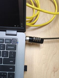 Laptop Cable lock [square/box/wedge lock type]