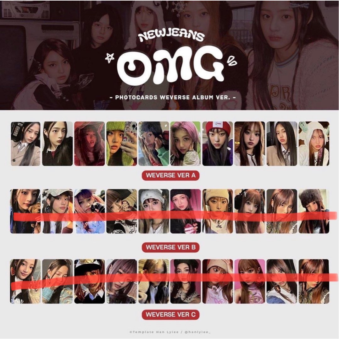 NEWJEANS OMG weverse 特典 集合 ミンジ トレカ セット Qoo10] HYBE Newjeans アルバム全集 ⁄Blu : KPOP