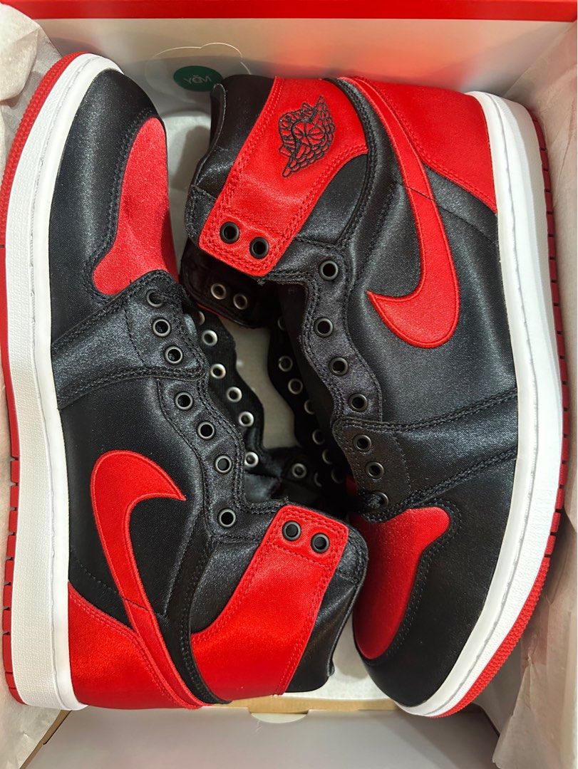 全新Nike Air Jordan 1 Retro High OG Satin Bred (男裝US 10.5/女裝US